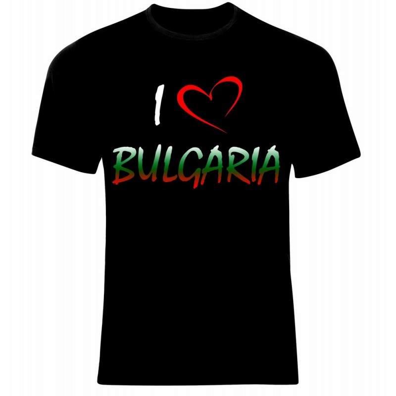 Тениска T-Shirt I Love Bulgaria - 550008 Тениска T-Shirt I Love Bulgaria - 550008